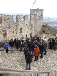 exkursion zur burg rötteln bei lörrach